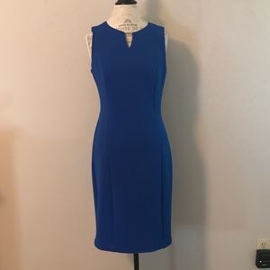 Calvin Klein Blue Sheath Dress